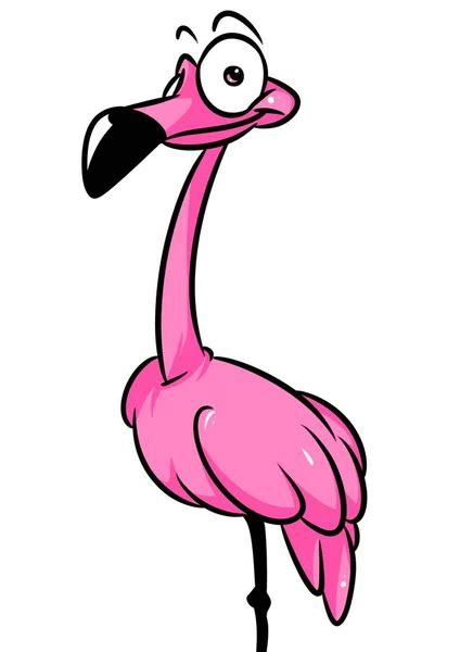 Fotografias De Cartoon Flamingo Bird Character Imagens Sem Royalties
