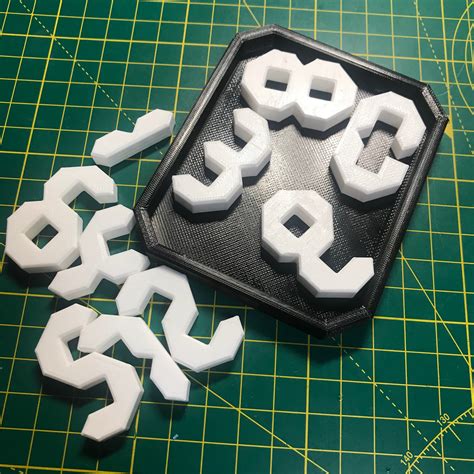 3d Printable 10 Digits Puzzle Tricky Number Puzzle By Felix Schuler