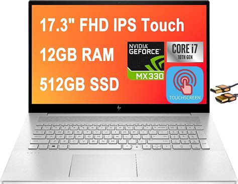 Hp Envy 17 Business Laptop 173 Fhd Ips Touchscreen 10th
