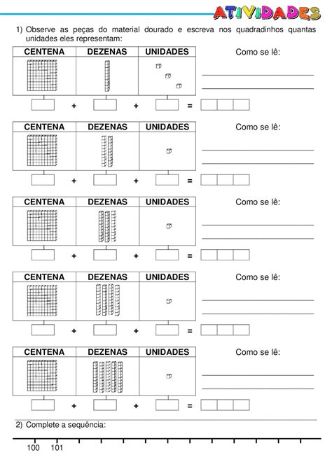 Atividade Centenas 2 Ano