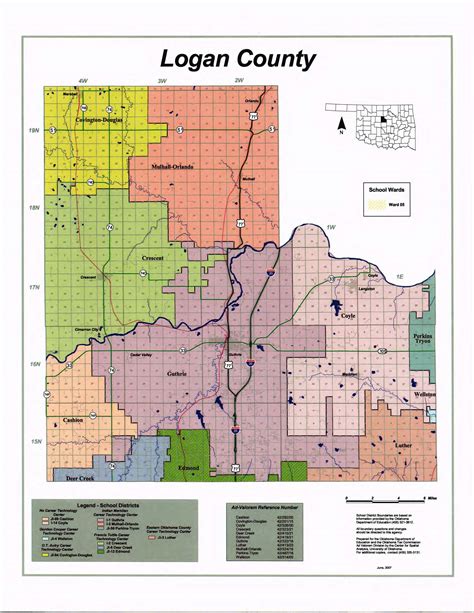 School District Map Logan County Ok