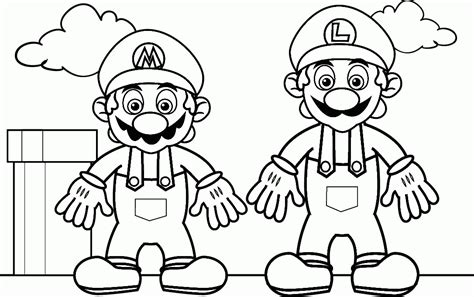 Mario All Bad Guy Coloring Pages Home Sketch Coloring Page
