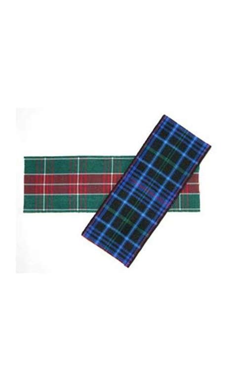 Welsh Tartan Ribbon 40mm Wide Premium Scottish Quality Clan By