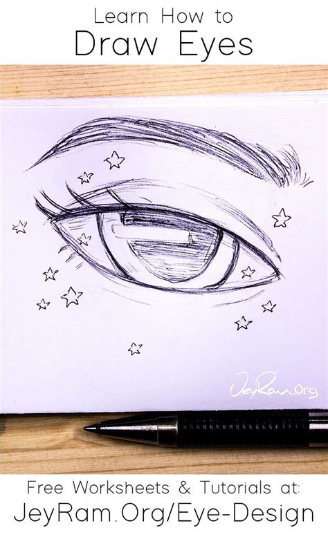 Learn to draw anime online free. How to Draw Eyes: Free Worksheet & Tutorial in 2020 ...