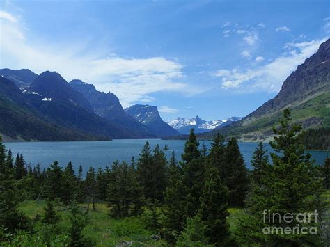 Wild Goose Island Saint Mary Lake Glacier National Park Montana