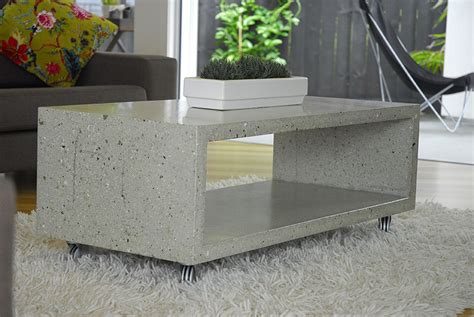 Home Priority: Stylish Concrete Coffee Table Design Ideas in the Living
