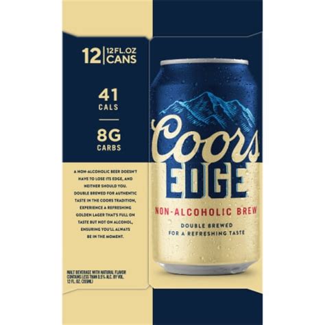 Coors Non Alcoholic Beer 12 Count 12 Cans 12 Fl Oz Fred Meyer