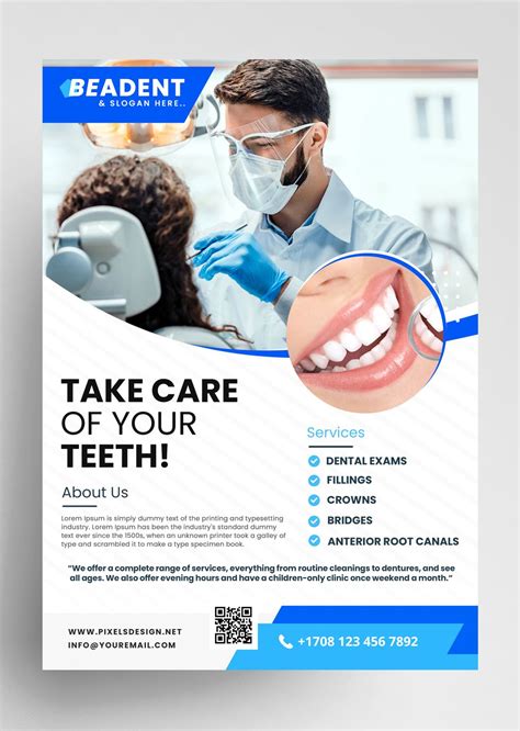 Dental Ad 3 Flyer Templates Psd Dental Advertising Dental