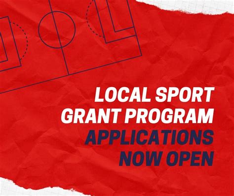 Local Sport Grant Program Roy Butler Mp