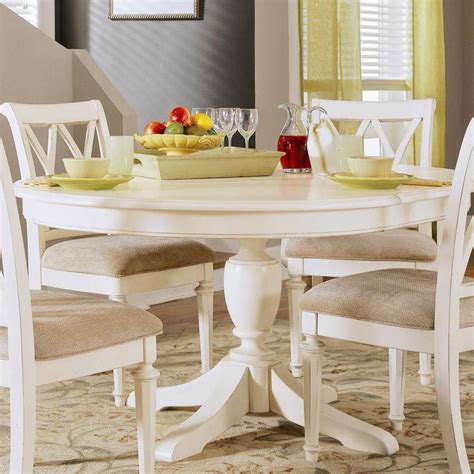 Round dining room sets with leaf. White Round Dining Room Table With Leaf • Faucet Ideas Site