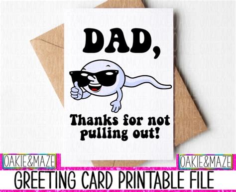 Funny Printable Fathers Day Greeting Card Dad Grandpa Papa Etsy Hong Kong