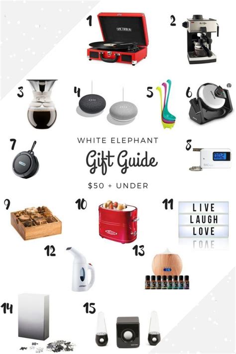 26 best white elephant gifts ideas: White elephant gift guide for under $50 and the official ...