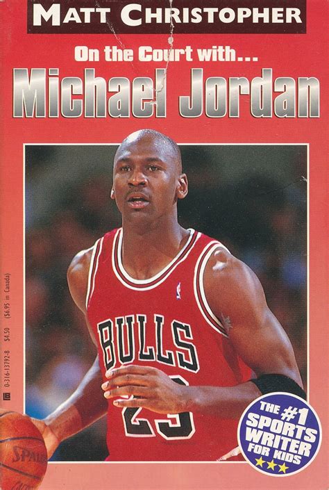 Michael Jordan On The Court With Athlete Biographies Christopher