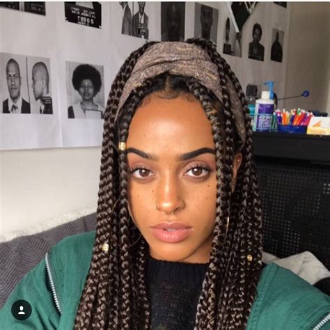 Hi guys, in this video i give a detailed explanation how i make box braids on straight/caucasian/white hair. Box braid style | Hair styles, Braids for black hair, Box ...