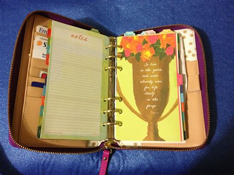 Kate Spade Binder With Day Timer Flavia Inserts Filofax Planners