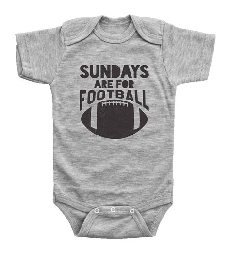 Football Onesie Sundays Are For Football Funny Football Baby Outfit