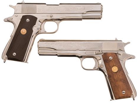 Collectors Lot Of Two Cased Colt Model 1911a1 World War Ii
