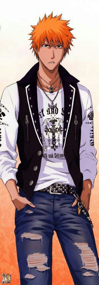 Kurosaki Ichigo Change Clothes Cool Bleach M Anime Hot Anime Guys I Love Anime Awesome