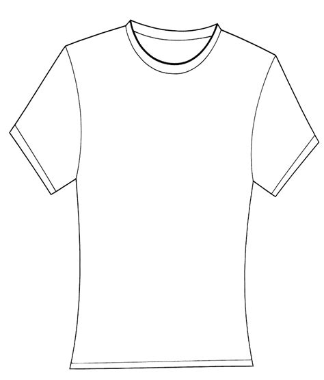 T Shirt Coloring Pages Free Printable T Shirt Colorin