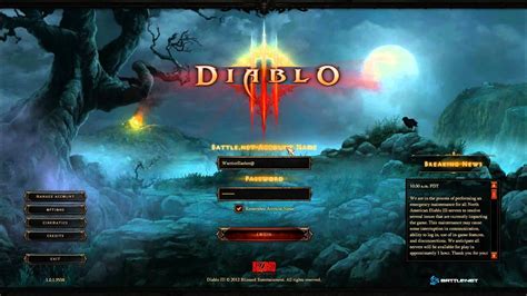 Diablo 3 Login Button Grayed Out Troubleshooting Guide Youtube