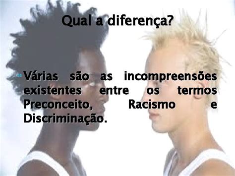 PRECONCEITO RACISMO E DISCRIMINAO SOCIAL Qual A Diferena