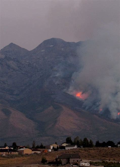 Fire Burns Higher Into Ruby Mountains Local