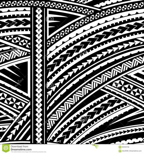 Maori Style Ornament Stock Vector Illustration Of Ornate 92050758