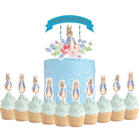 Buy Party Supplies For Peter Rabbit Cake Topper Cupcake Toppers Theme