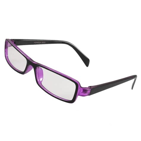 Ladies Black Clear Purple Plastic Full Frame Plano Glasses Eyeglasses Walmart Canada