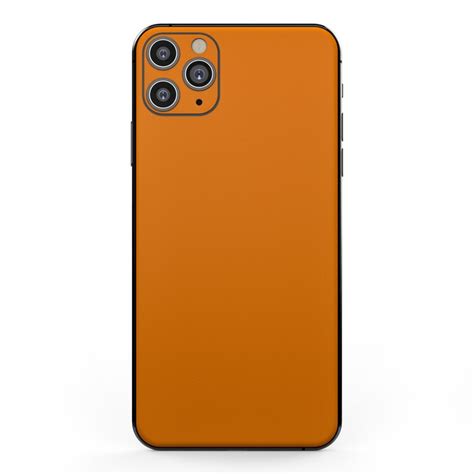 Apple Iphone 11 Pro Max Skin Solid State Orange By Solid Colors