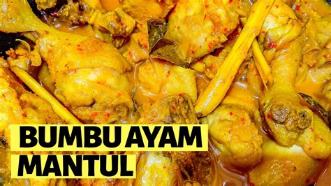 Salah satu makanan khas bangka belitung ini cocok untuk menu makan siang ataupun hidangan sahurmu saat ramadhan tiba. RESEP BUMBU AYAM KUNING - YouTube