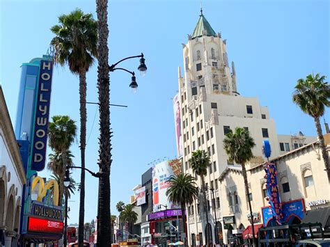 Walking Down Hollywood Boulevard