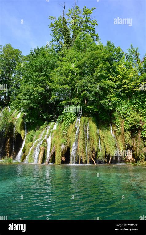 Wasserfall Nationalpark Plitvicer Seen Kroatien Europa Unesco