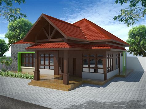 Desain Rumah Modern Kampung