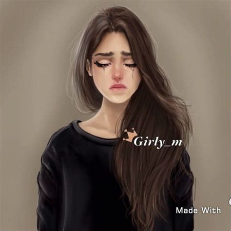 Pin By Vilmantė Leišytė On I Love Cartoons Girly M Crying Girl Drawing Crying Girl