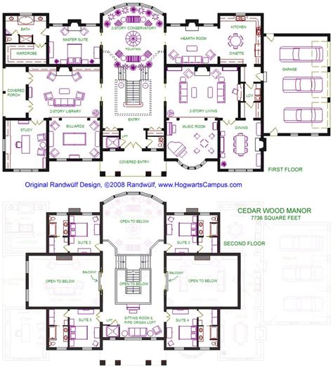 Cedar Wood Manor Manor Floor Plan Luxury House Plans House Plans