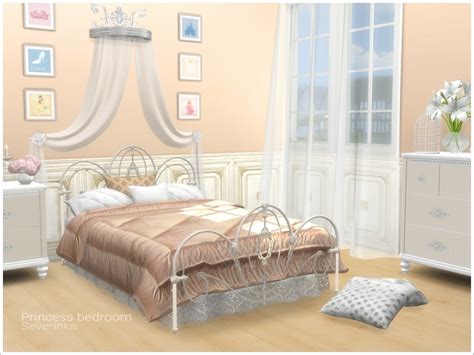 Sims 4 Ccs The Best Princess Bedroom By Severinka