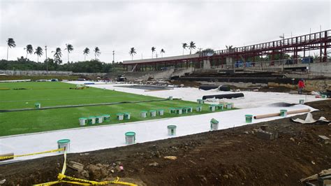Now, football can be quicker and more technical because the pitches don't interfere with the play. central spain: IN PHOTOS: Massive artificial-grass football pitch to open in Lipa