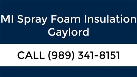 In the case of insulating existing structures, insulation contractors work with homeowners to understand. Spray Foam Insulation Gaylord, MI - YouTube