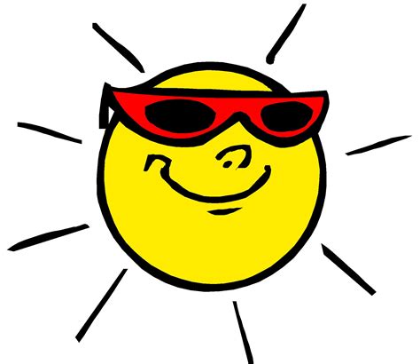 Sun With A Smiley Face Clipart Best