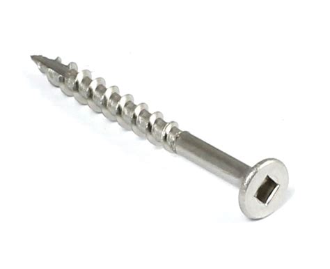 Decking Screws Countersunk Square Drive A2 Stainless Steel