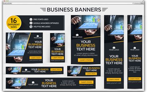 Professional Business Banner Design PSD Template | Business banner, Banner ads design, Banner