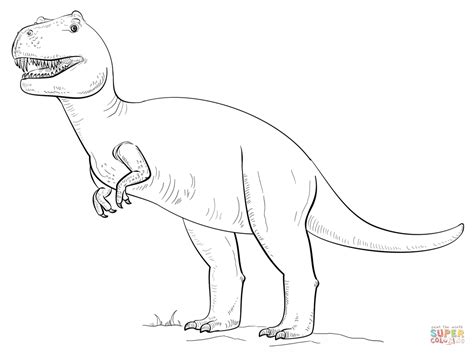 Ausmalbild Tyrannosaurus Rex Ausmalbilder Kostenlos Zum Ausdrucken