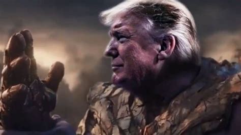 [watch] Donald Trump As Thanos In Re Election Campaign Image And Video