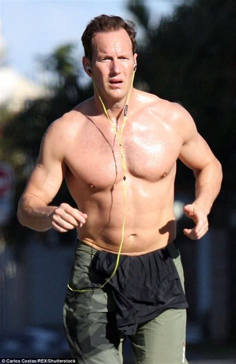 A Very Buff Patrick Wilson Spotted Jogging In The Gold