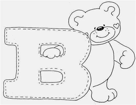 La letra B para colorear y delinear | Material para maestros