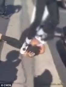 Girl Fight Captured On Video As Teenager Stomps On Another S Head