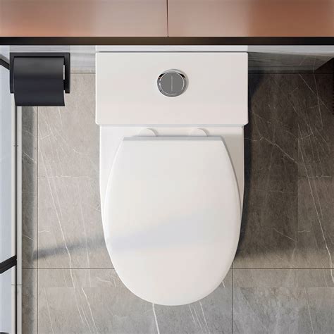 Horow 128gpf Elongated One Piece Toilet W Quiet Close Seat Ada