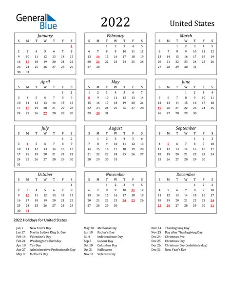 Boeing Holiday Calendar 2022 National Holiday 2022