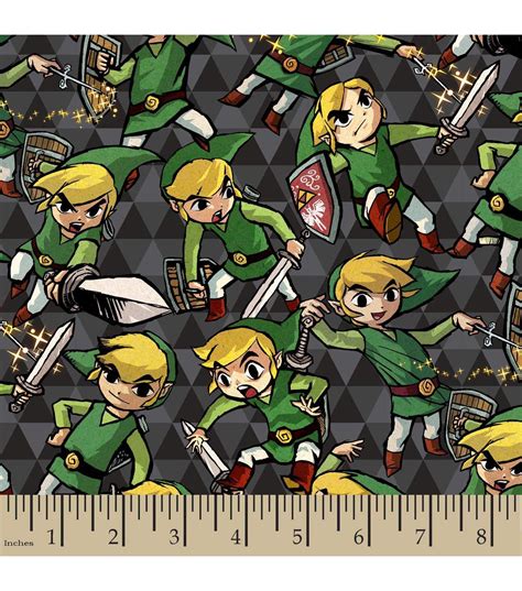 Nintendo The Legend Of Zelda Sword And Shield Flannel Fabric Joann